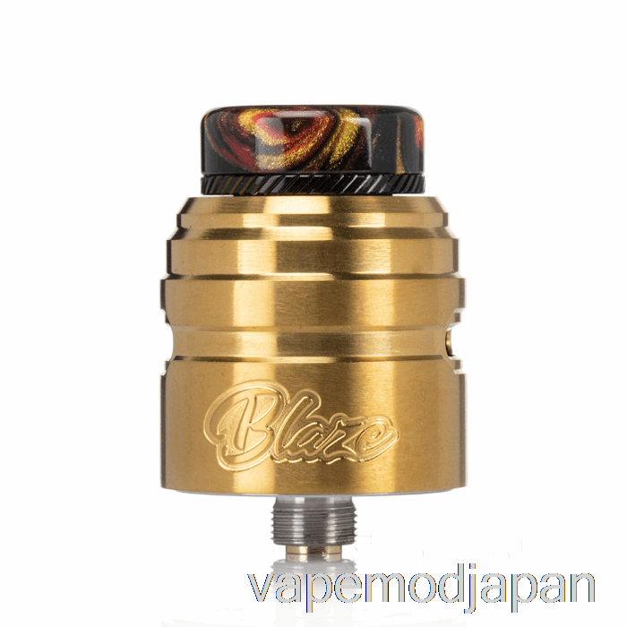 VAPE JAPAN サンダーヘッド クリエーションズ ブレイズ ソロ 24mm BF RDA ゴールド